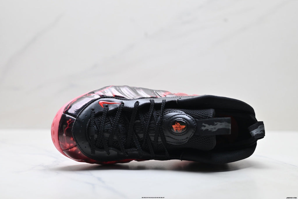 Nike Air Foamposite One Penny Hardaway Sneakers in Black Red - product image from the listing.