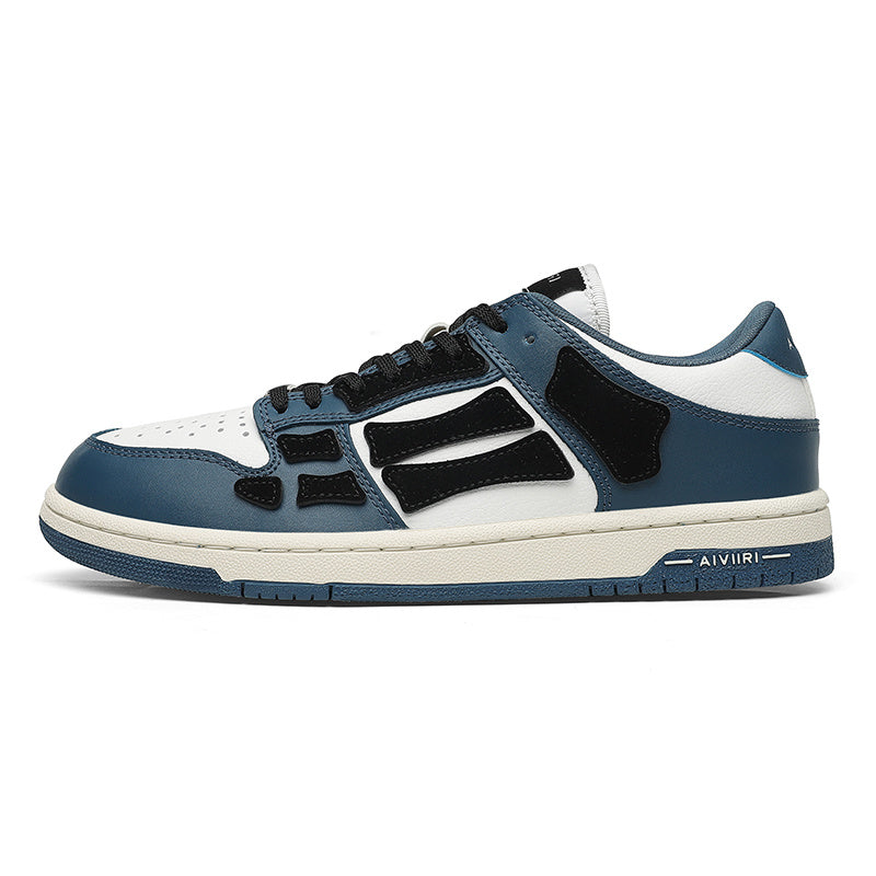 AMIRI Low-Top Sneakers in Navy, in White and Black - product image from the listing.