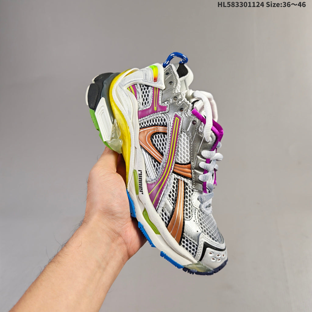 Balenciaga Runner Sneaker Low-Top in Multicolor - product image from the listing.