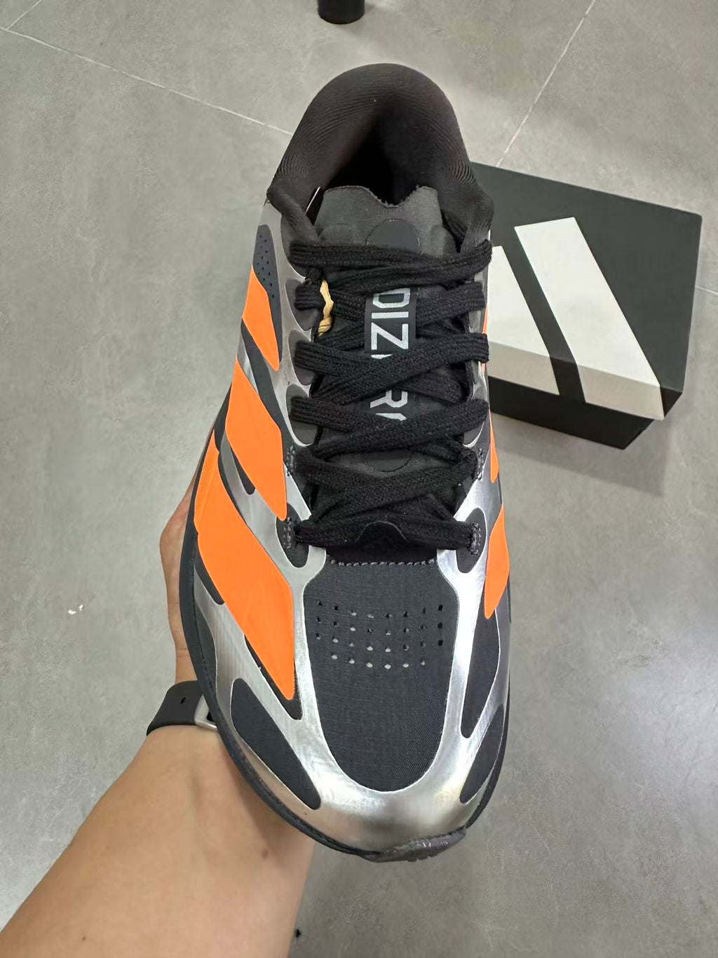 Nike Lightstrike Pro Running Shoes in Black Orange KI4766 - product image from the listing.