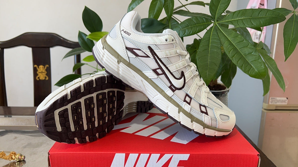 Nike P-6000 Sneakers in White Olive HF0728-201 - product image from the listing.