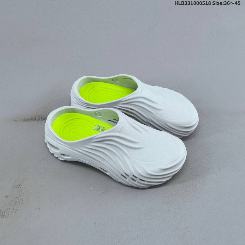 Bae Clog-Style Slides with Sculpted Design by Crocs - product image from the listing.