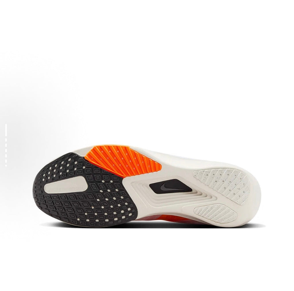 Nike Air Zoom Rival Fly 4 Running Shoes in White Orange FV6040-101 - product image from the listing.
