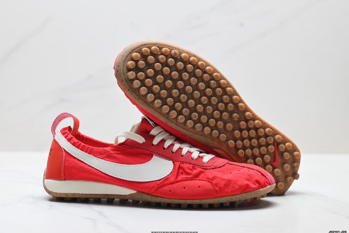 Red and White Nike Jacquemus Low-Profile Sneakers - product image from the listing.