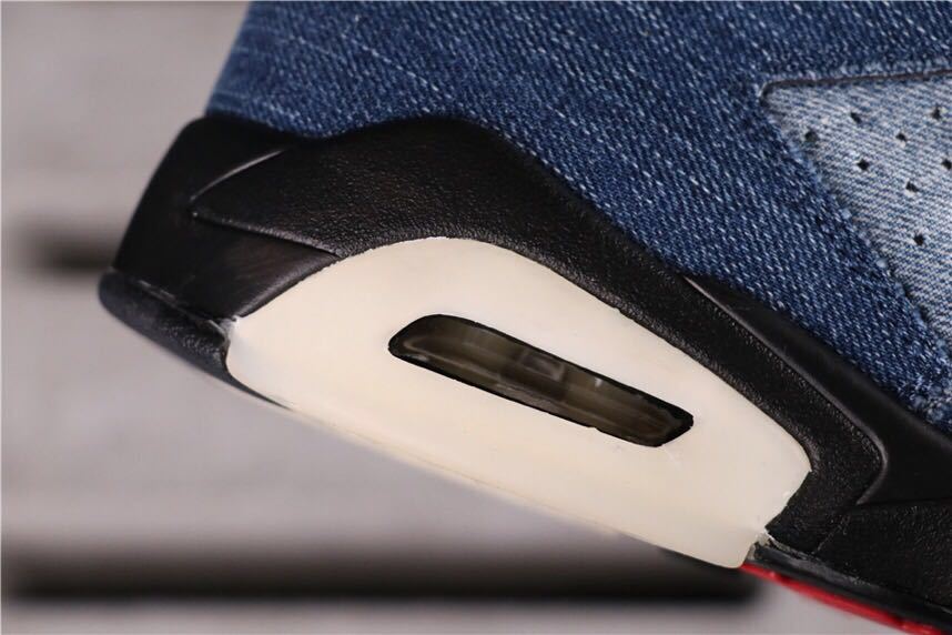 Air Jordan 6 Washed Denim Sneakers - product image from the listing.
