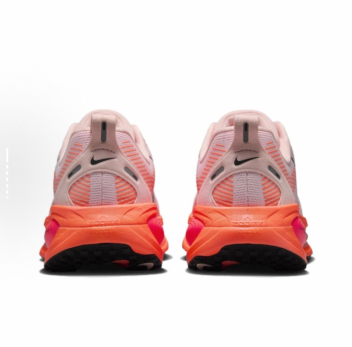 Nike Vomero 18 Running Shoes in Pink Black HM6804-600 - product image from the listing.