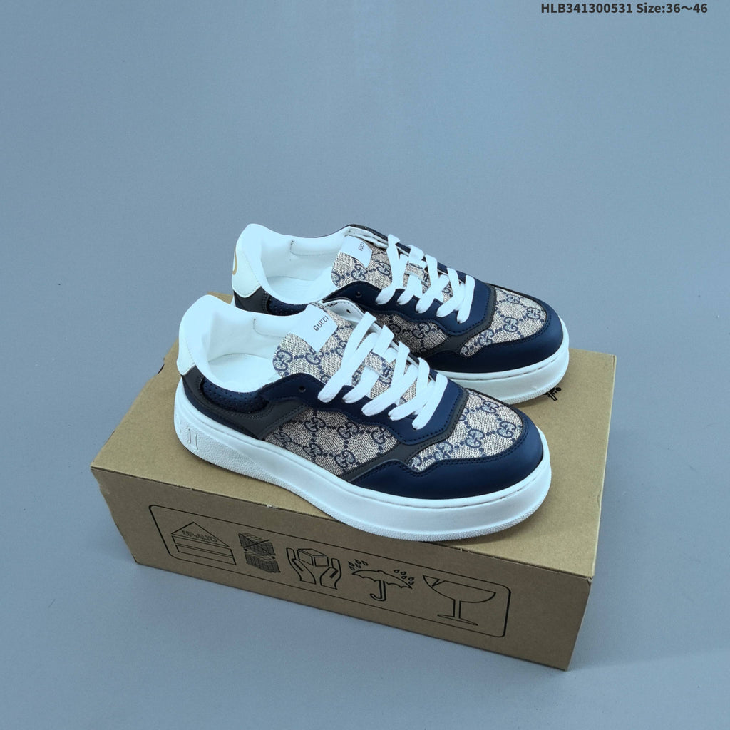 Gucci Chunky B Low-Cut Sneakers, Style 675619 5ZXCO 9580 - product image from the listing.