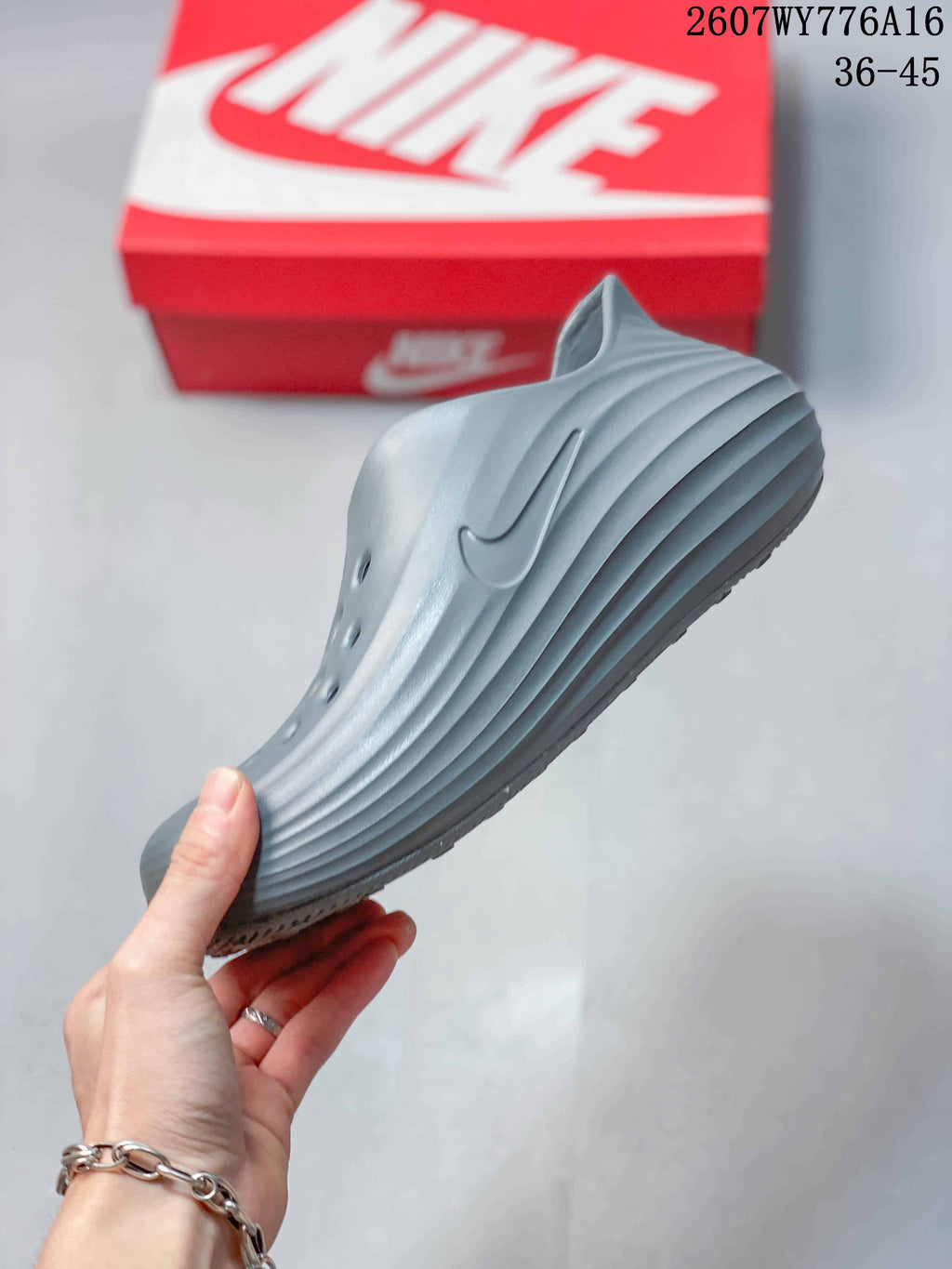 Nike ReactX Rejuven8 Clog in Gray 2607WY776A16 - product image from the listing.