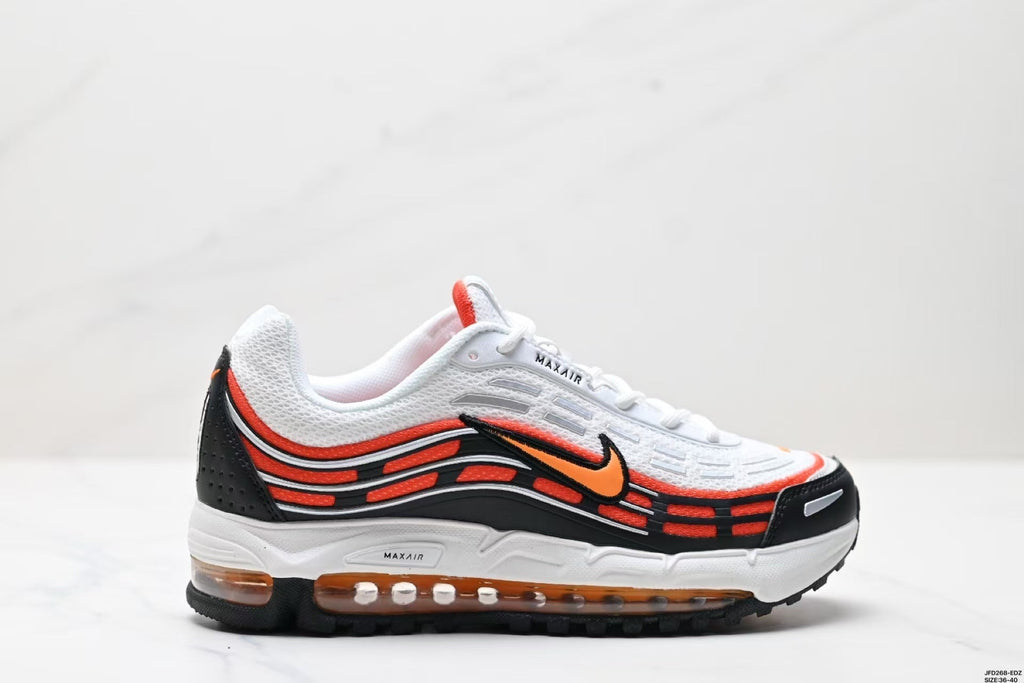 Nike Air Max 2021 Sneakers in White Orange Black - product image from the listing.
