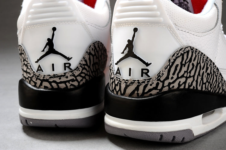 Air Jordan 3 White Black High-Top Sneakers - product image from the listing.