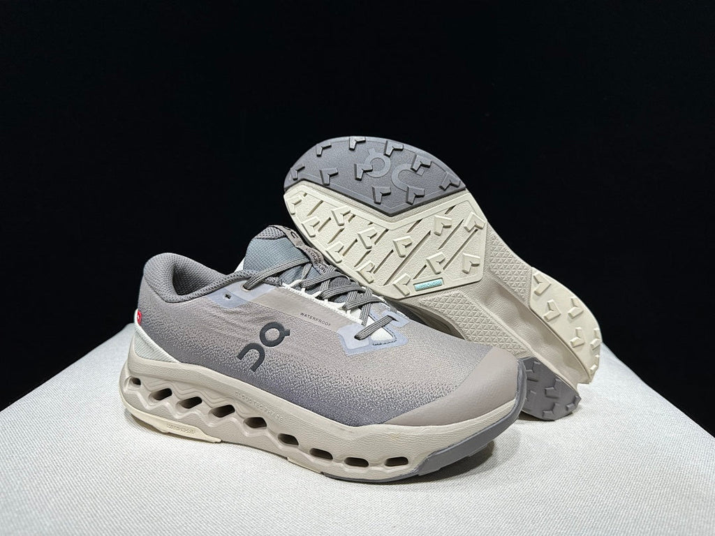 On Cloudsurfer Trail 2 Waterproof Trail Running Shoes, in Brown - product image from the listing.