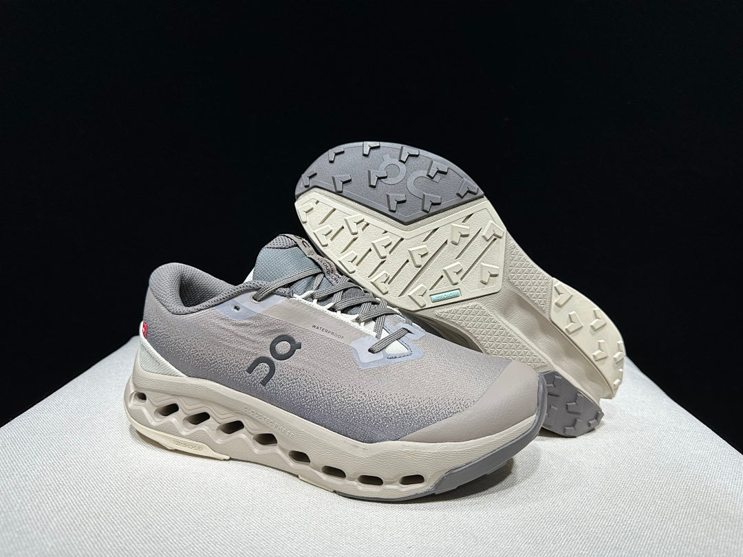 On Cloudsurfer Trail 2 Waterproof Trail Running Shoes, in Brown - product image from the listing.