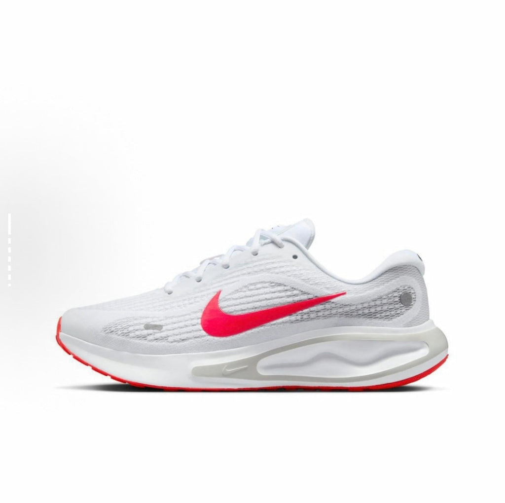 Nike Journey Run FN0228-106 Running Shoes in White Red - product image from the listing.
