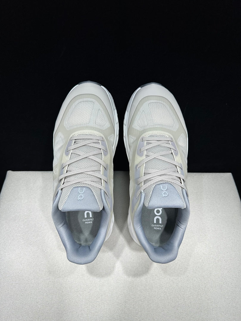 Light Grey On Cloudtilt Remix Sneakers - product image from the listing.
