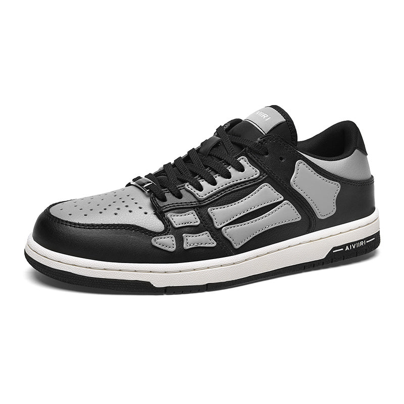 AIVIIRI Low-Top Sneakers in Black and Gray - product image from the listing.