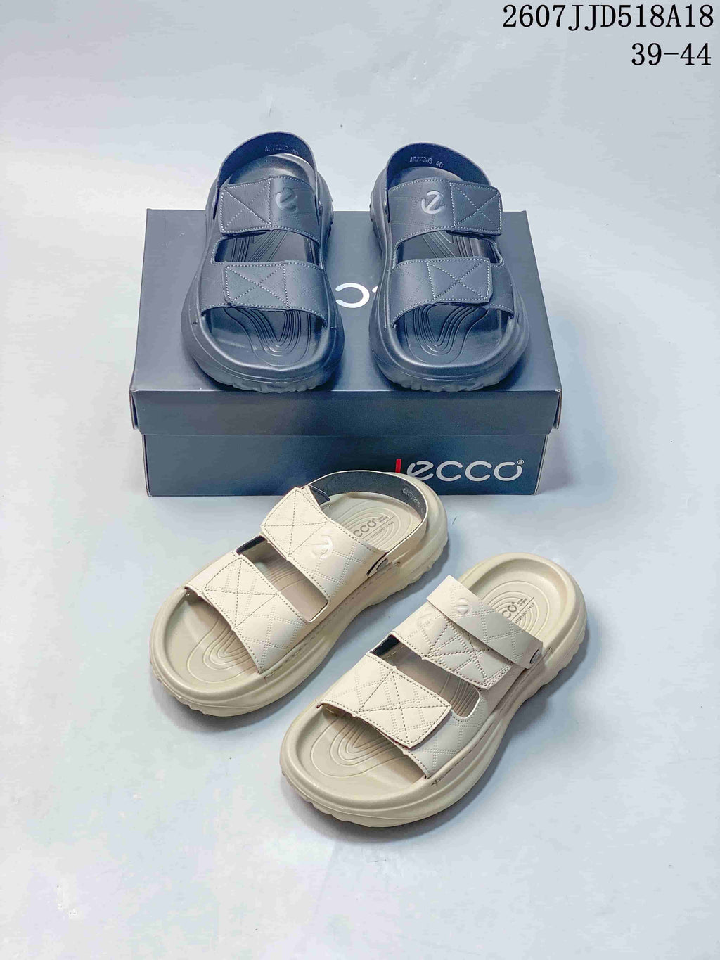 2607JJD518A18 Two-Strap Sandals by ECCO - product image from the listing.