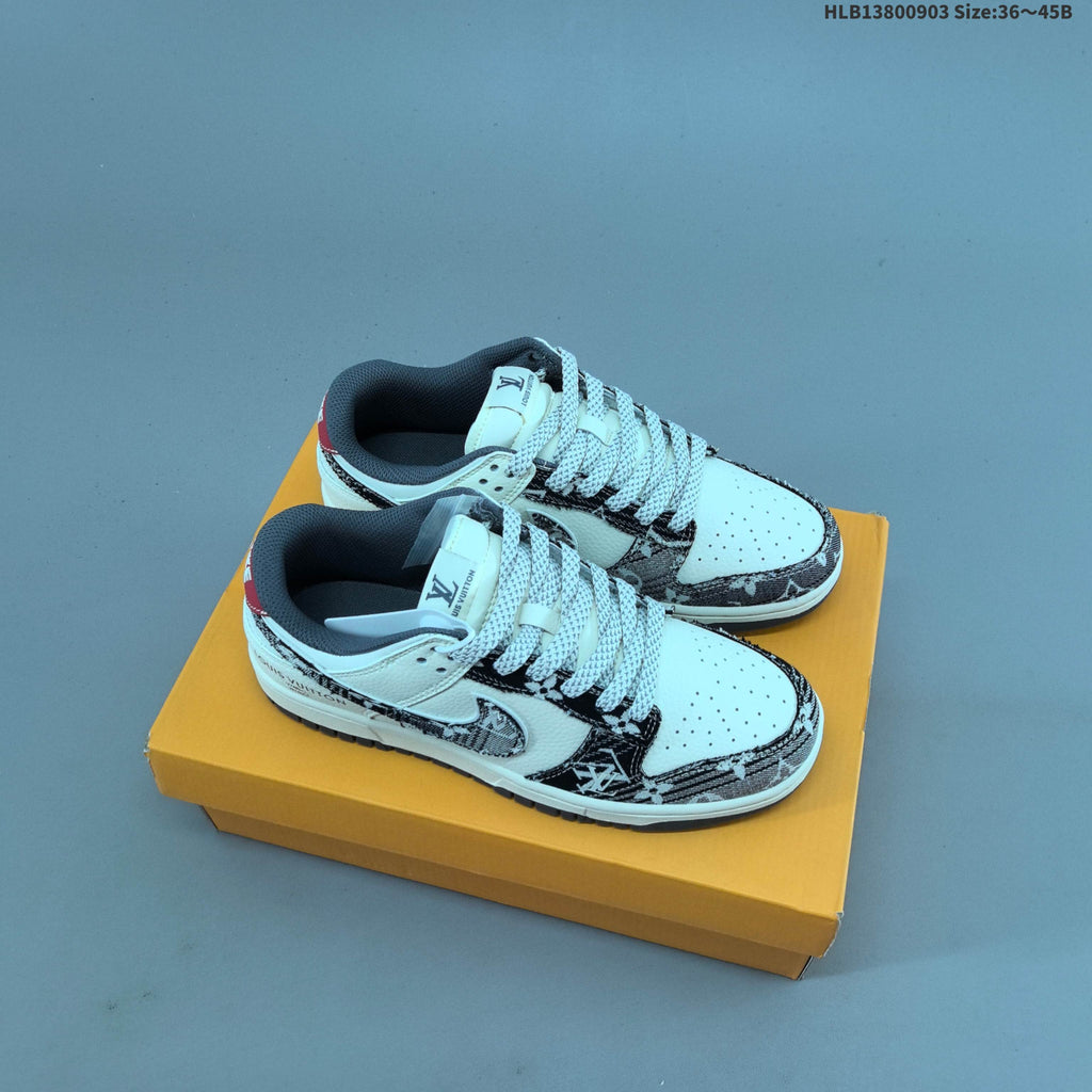 Nike Dunk Low-Style Trainers with Designer-Inspired Details - product image from the listing.