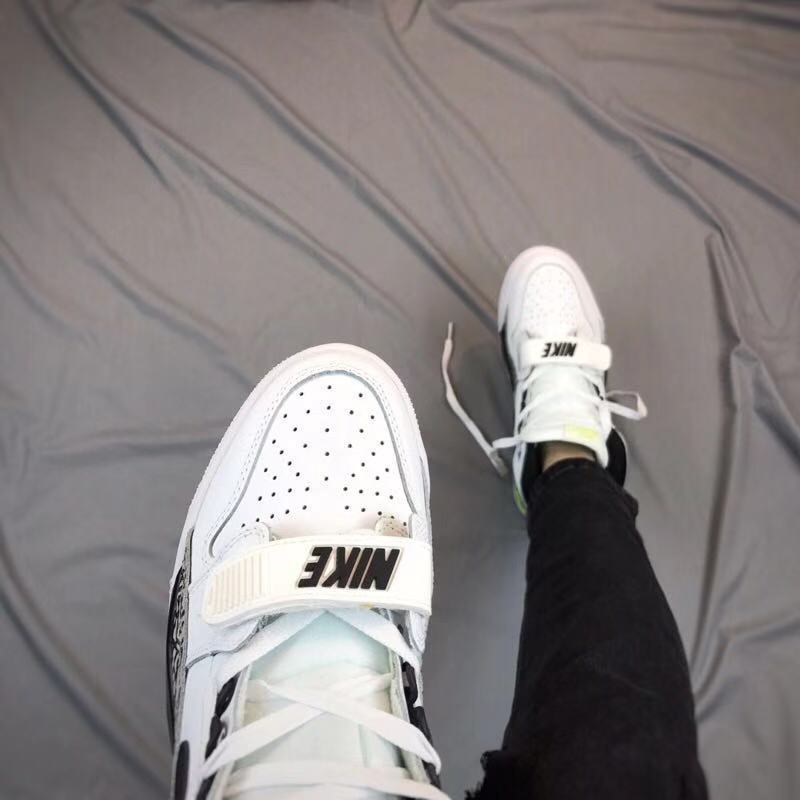 Air Jordan Legacy 312 High-Top Sneakers White Black Volt - product image from the listing.