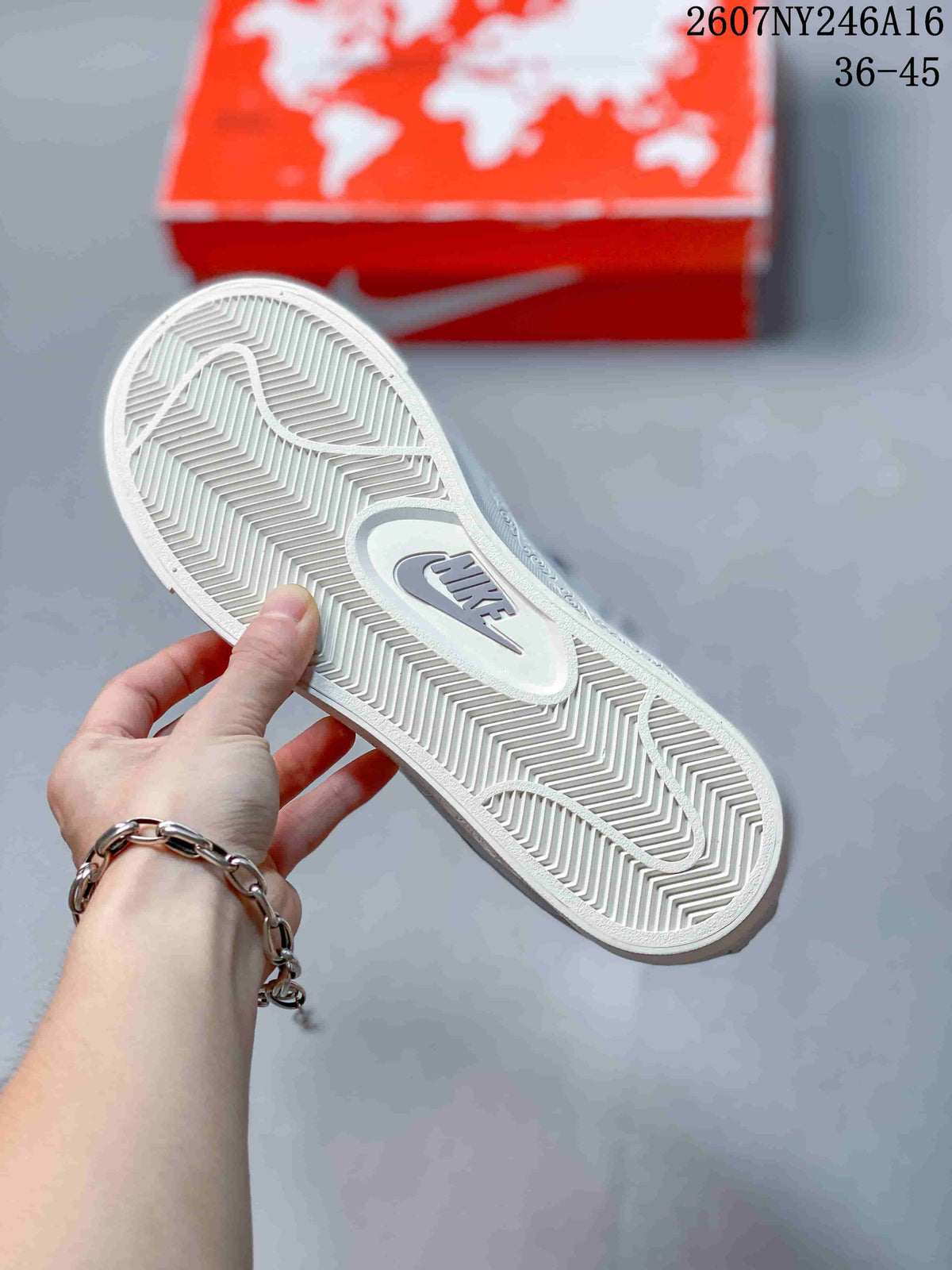 Nike Devin Booker Blazer Low Sneakers in Gray - product image from the listing.