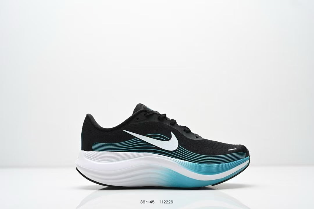 Nike Journey Run 2 Running Shoes, in Black and White - product image from the listing.