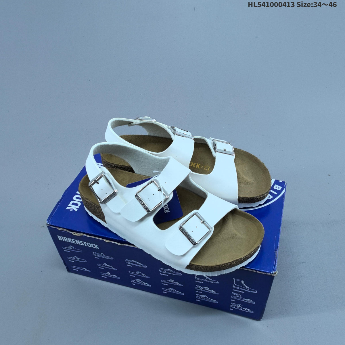 Arizona Two-Strap Sandals in Multiple Colors HL5410 by Birkenstock - product image from the listing.