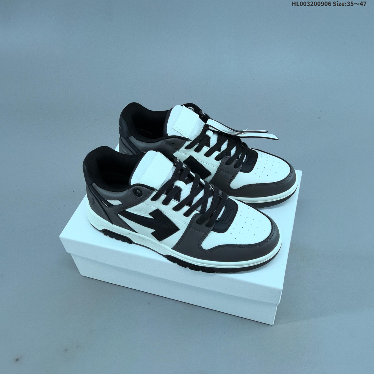 Off-White Out of Office Sneakers in Grey, in White and Black - product image from the listing.