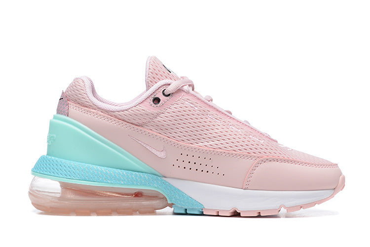 Women's Nike Air Max 270 Pink and Aqua Sneakers - product image from the listing.