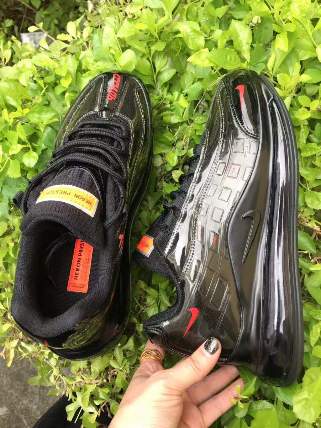 Nike Air Max 720 Heron Preston Sneakers in Black - product image from the listing.