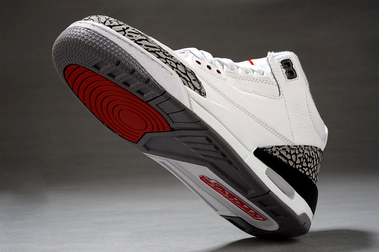 Air Jordan 3 White Black High-Top Sneakers - product image from the listing.