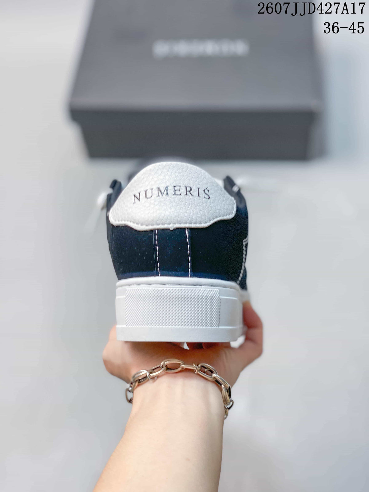 Numeris Denim Casual Sneakers in Navy White 2607JJD427A17 - product image from the listing.