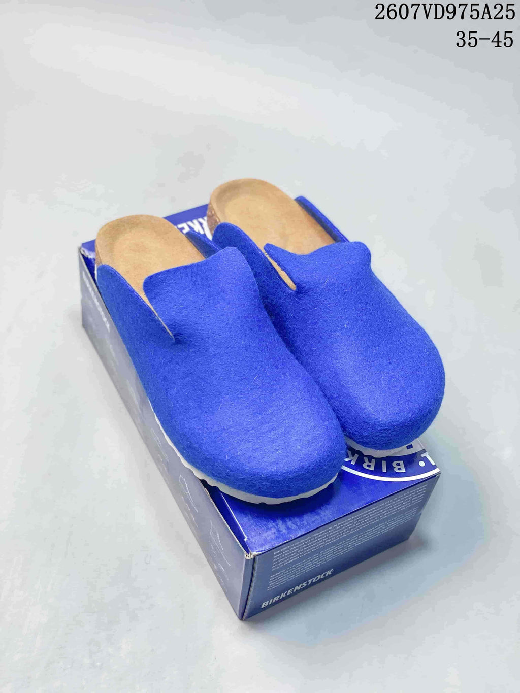 Birkenstock Amsterdam Clog 1011220 in Blue, in Red and Gray - product image from the listing.