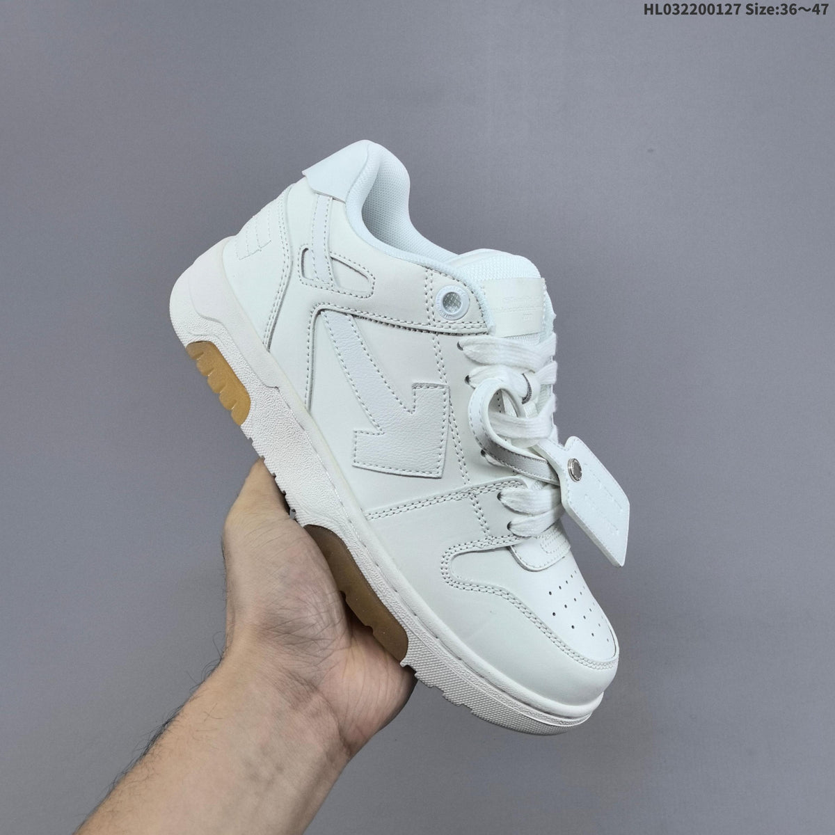 White Off-White Out Of Office Low-Top Sneakers - product image from the listing.