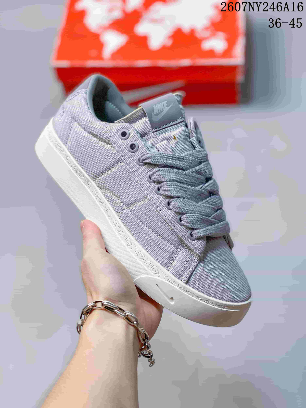 Nike Devin Booker Blazer Low Sneakers in Gray - product image from the listing.