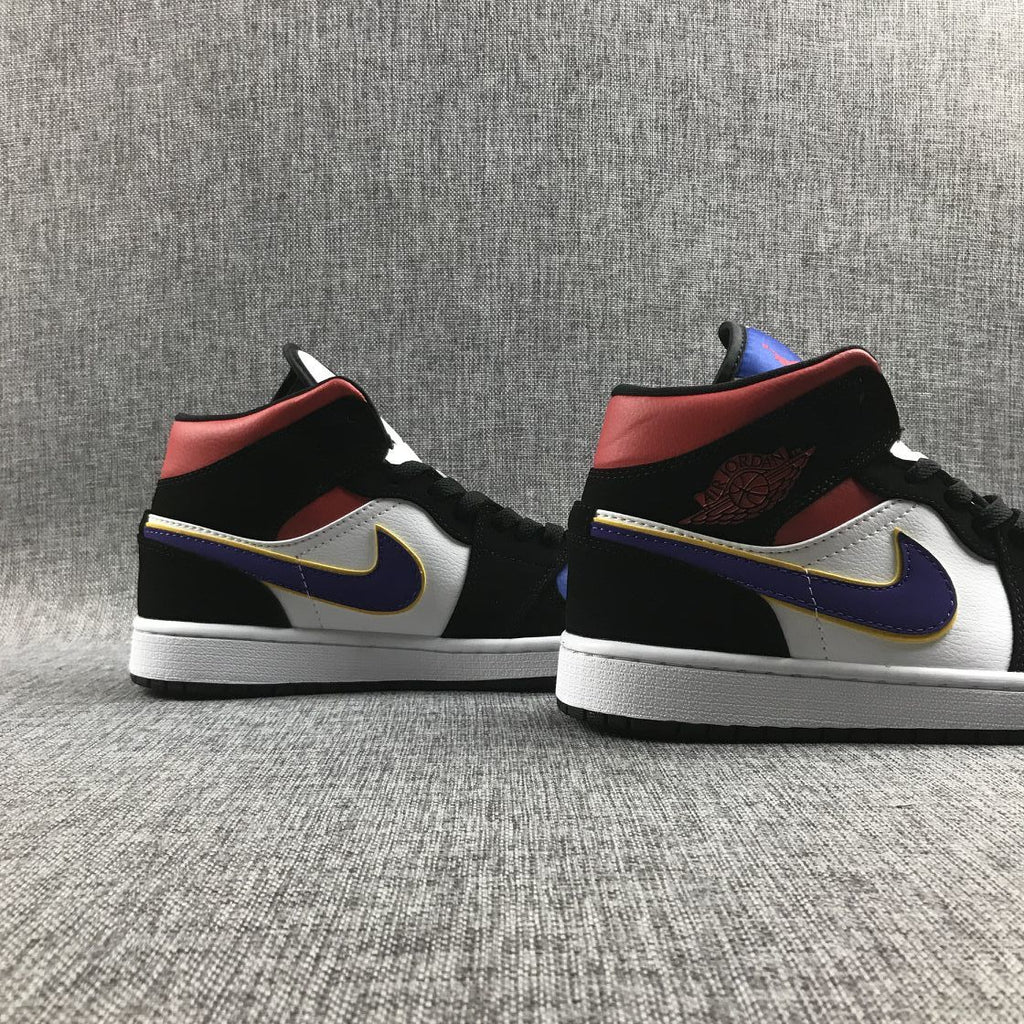 Air Jordan 1 Mid What The Sneakers in Multicolor 852542-005 - product image from the listing.
