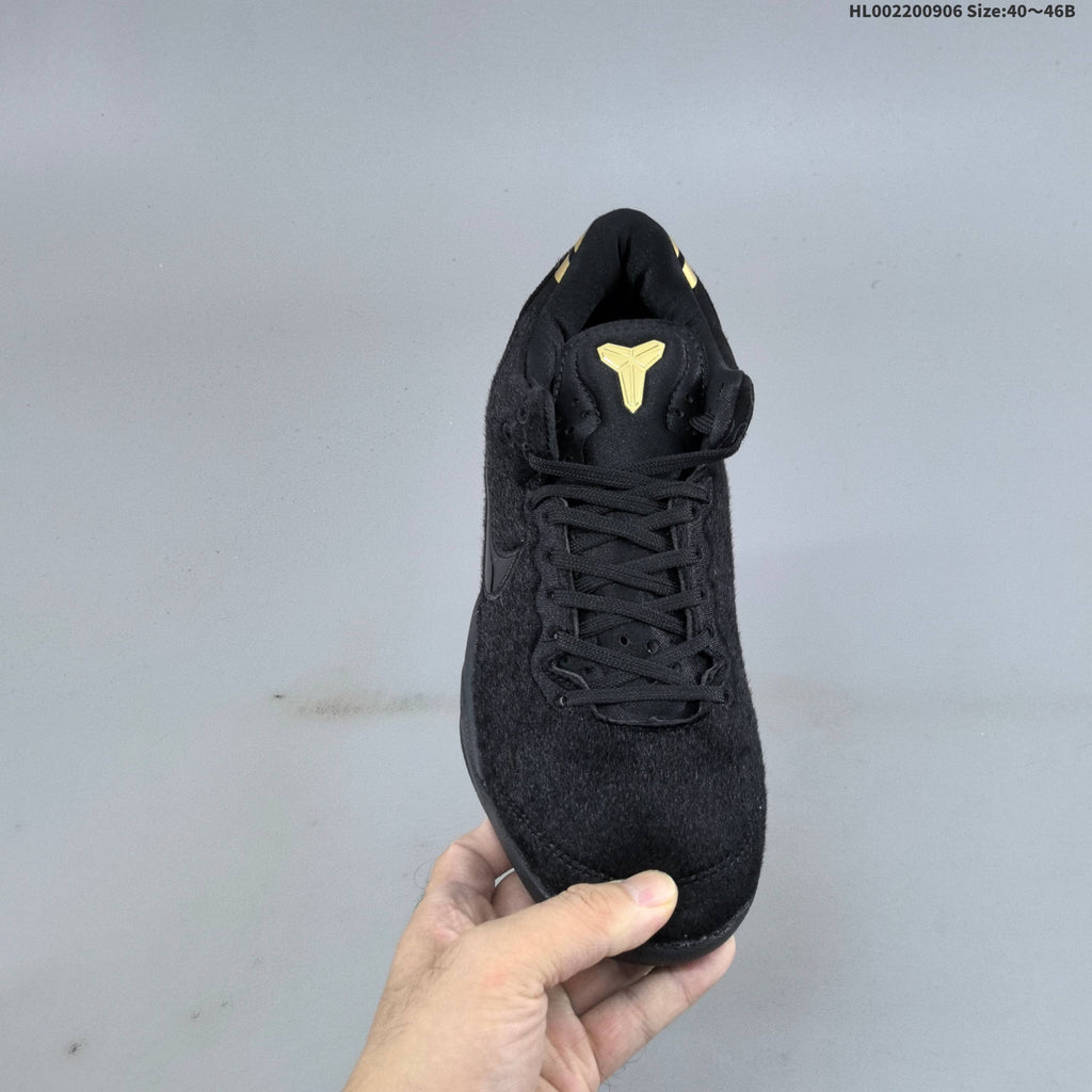 Nike Kobe 8 EXT Protro New Year The Horse Basketball Shoes in Black Gold - product image from the listing.