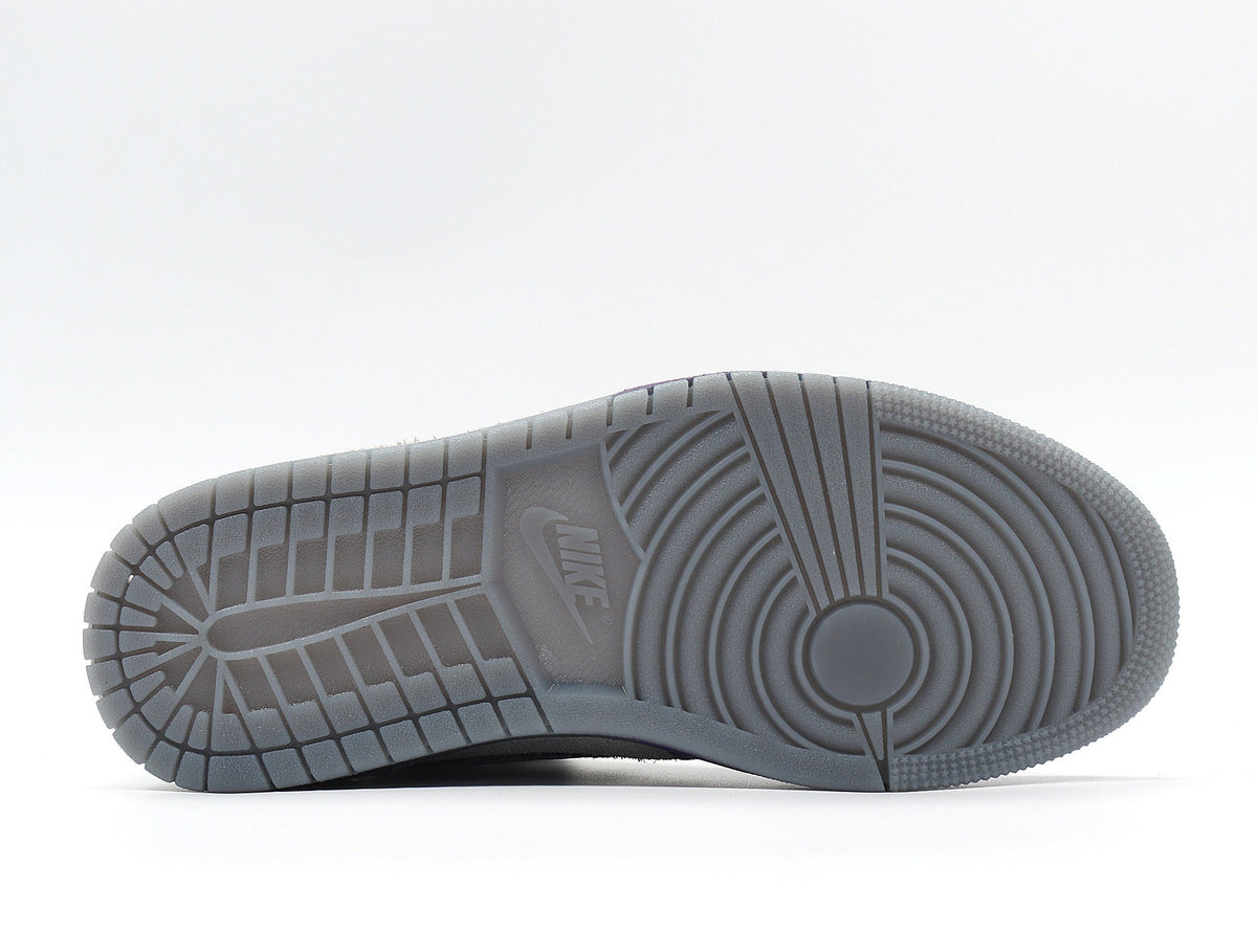 Nike Air Jordan 1 Mid SE Sneakers in Grey Purple CW5897-005 - product image from the listing.