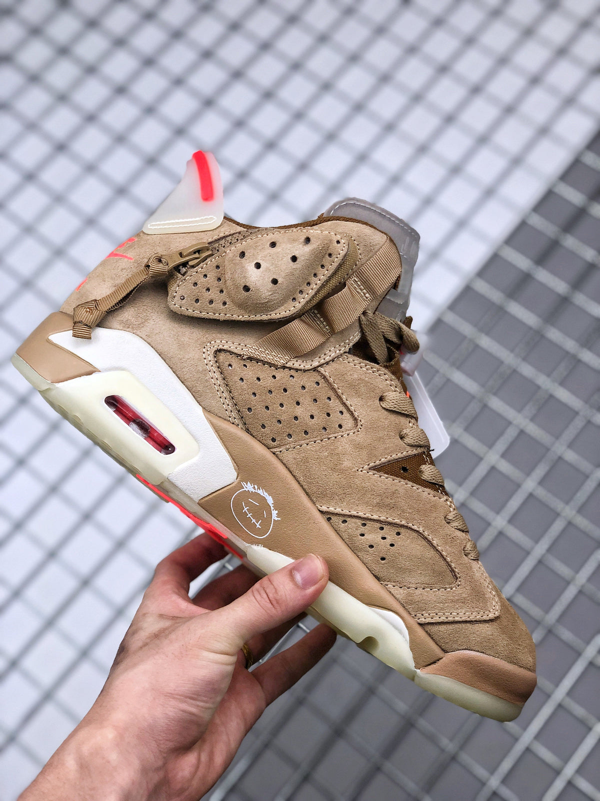 Air Jordan 6 Travis Scott Desert Tan DH0690-200 - product image from the listing.
