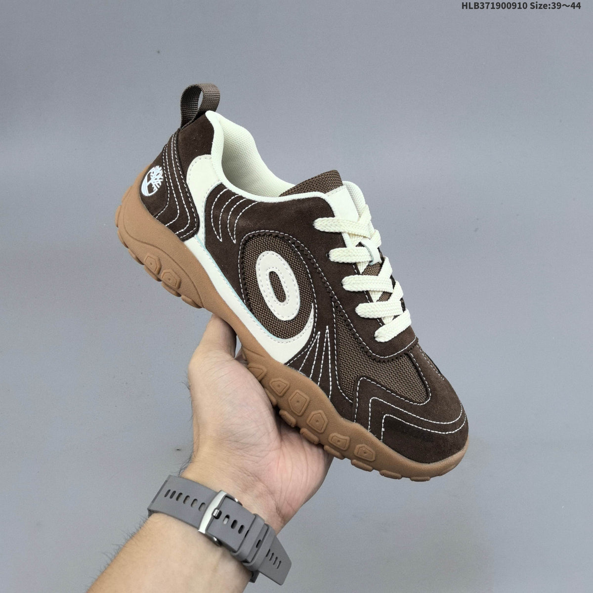 Timberland Low-Top Lace-Up Sneakers in Black or in Brown - product image from the listing.