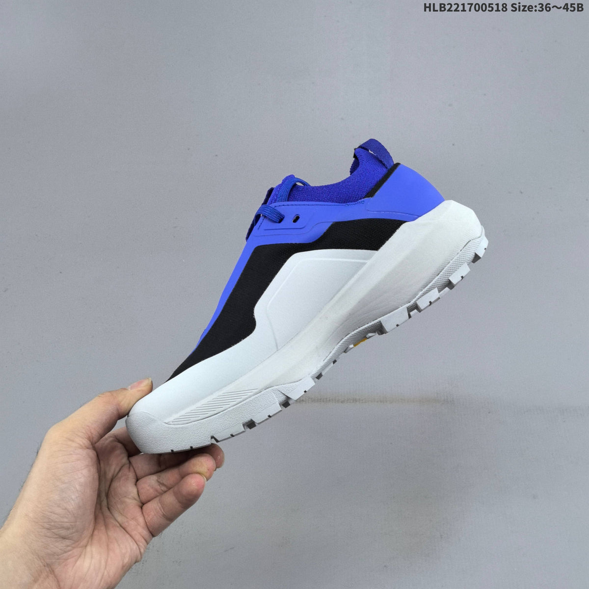 Arc'teryx Konseal Vertex Alpine Trail Shoes, in Blue Black White - product image from the listing.