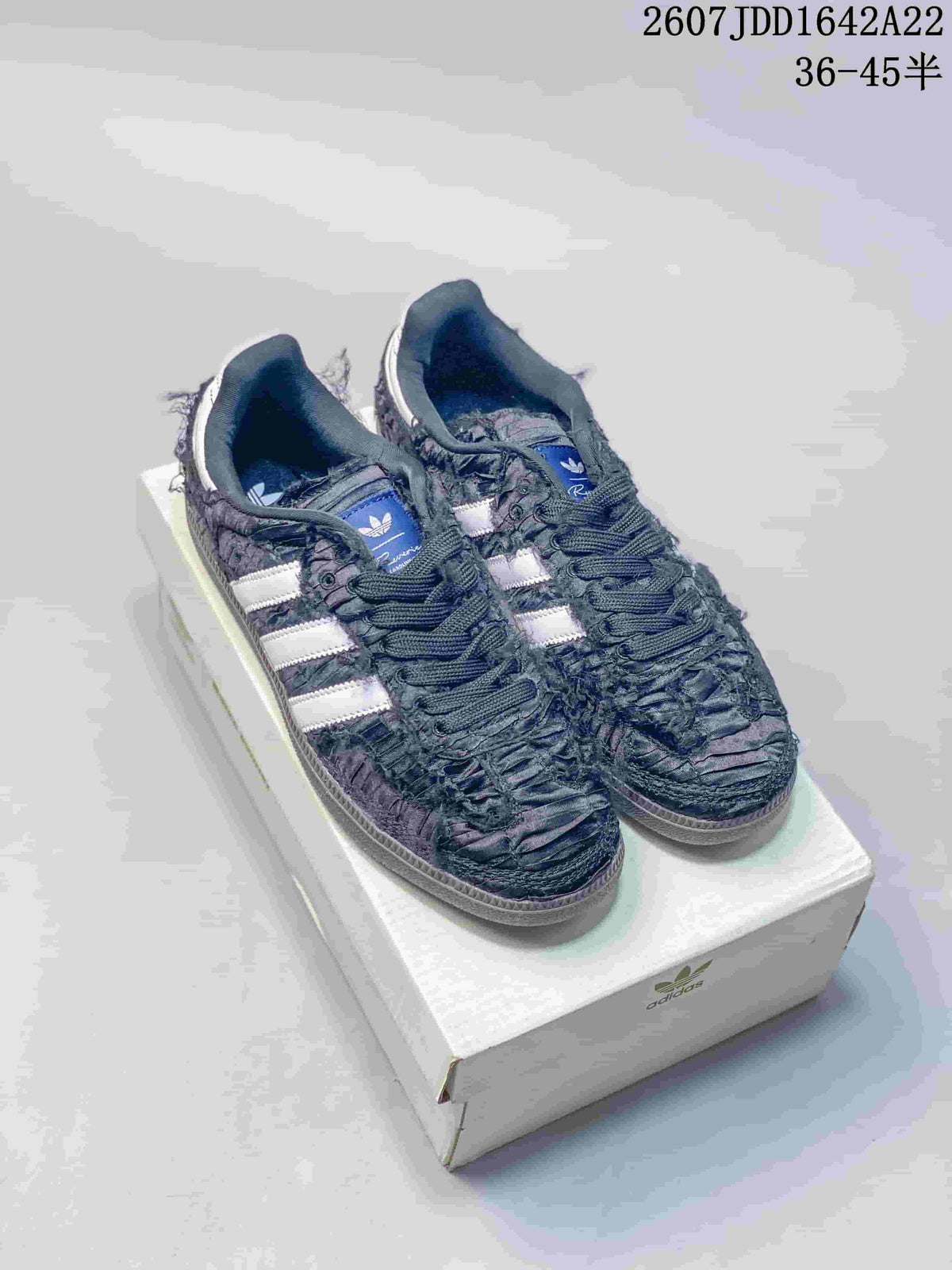 adidas Originals x Caroline Samba OG Ruched Low-Cut Sneakers - product image from the listing.