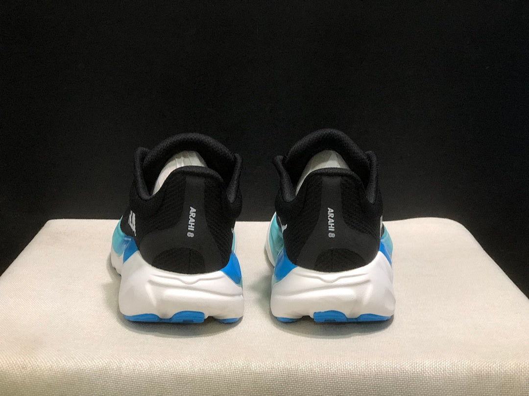 HOKA Arahi 8 Running Shoes, in Black Blue - product image from the listing.