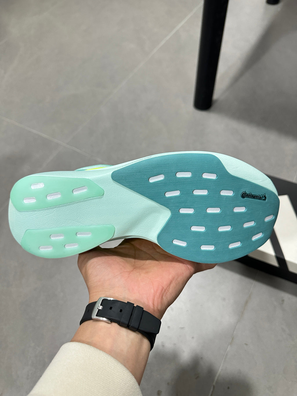 adidas Adizero Running Shoes Turquoise Neon in Yellow JS4452 - product image from the listing.