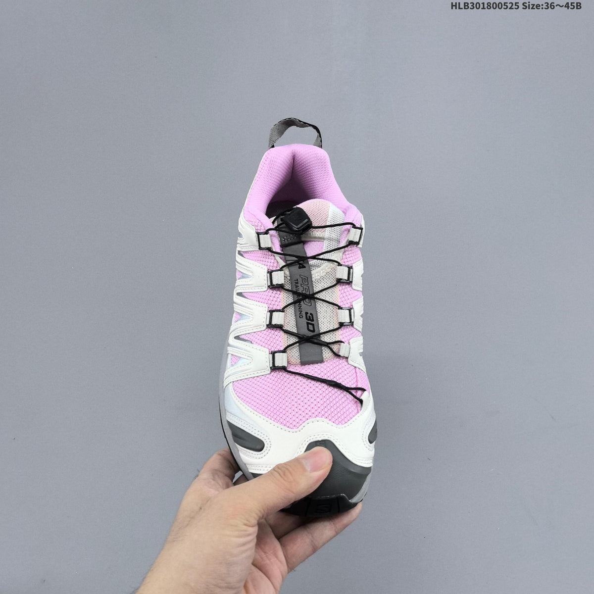 Salomon XA Pro 3D RIER Trail Running Shoes in Pink White - product image from the listing.