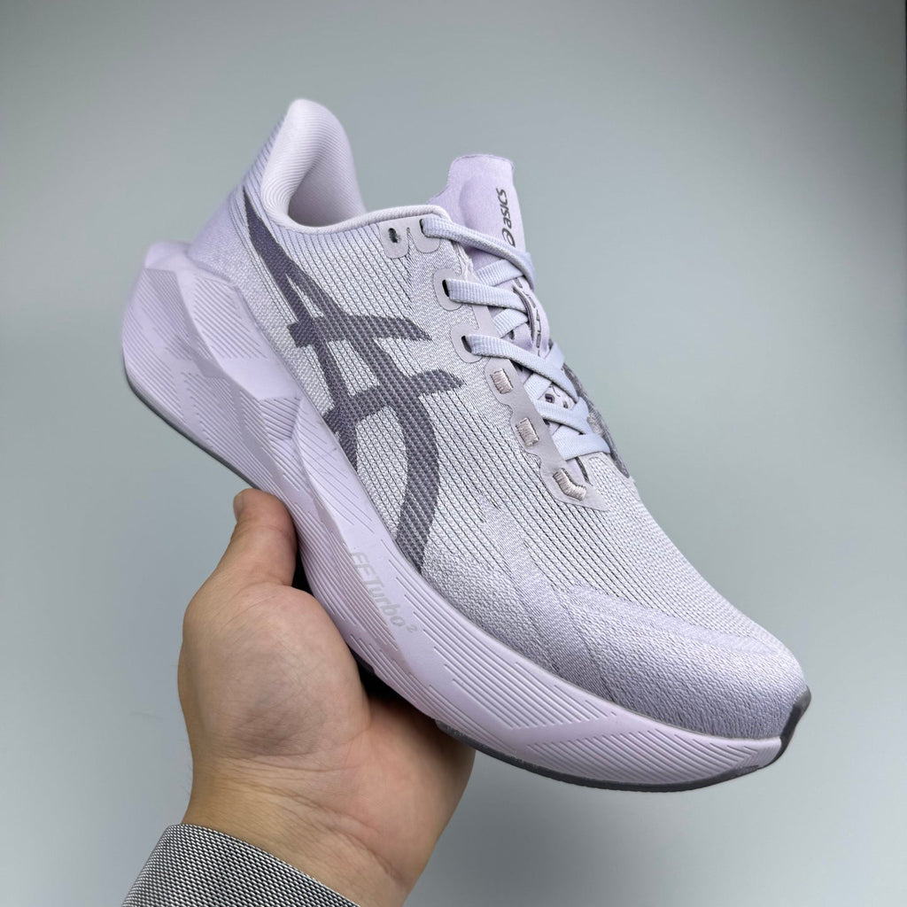 ASICS GEL-QUANTUM 360 VIII Running Shoes, in White and Gray - product image from the listing.