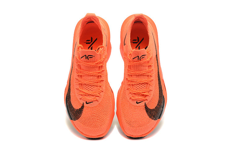 Bright Red and Black Nike Racing Knit Sneakers - product image from the listing.