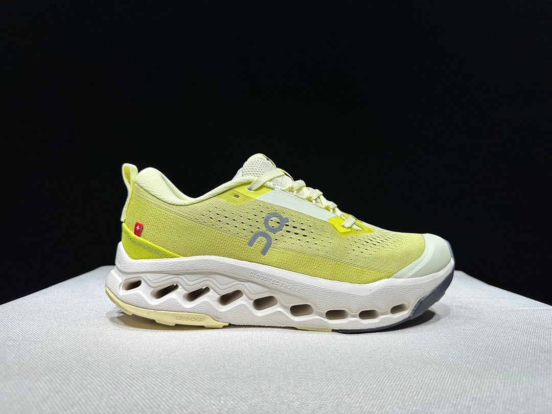 On Cloudsurfer Trail 2 Trail Running Shoes, in Ivory Lime - product image from the listing.