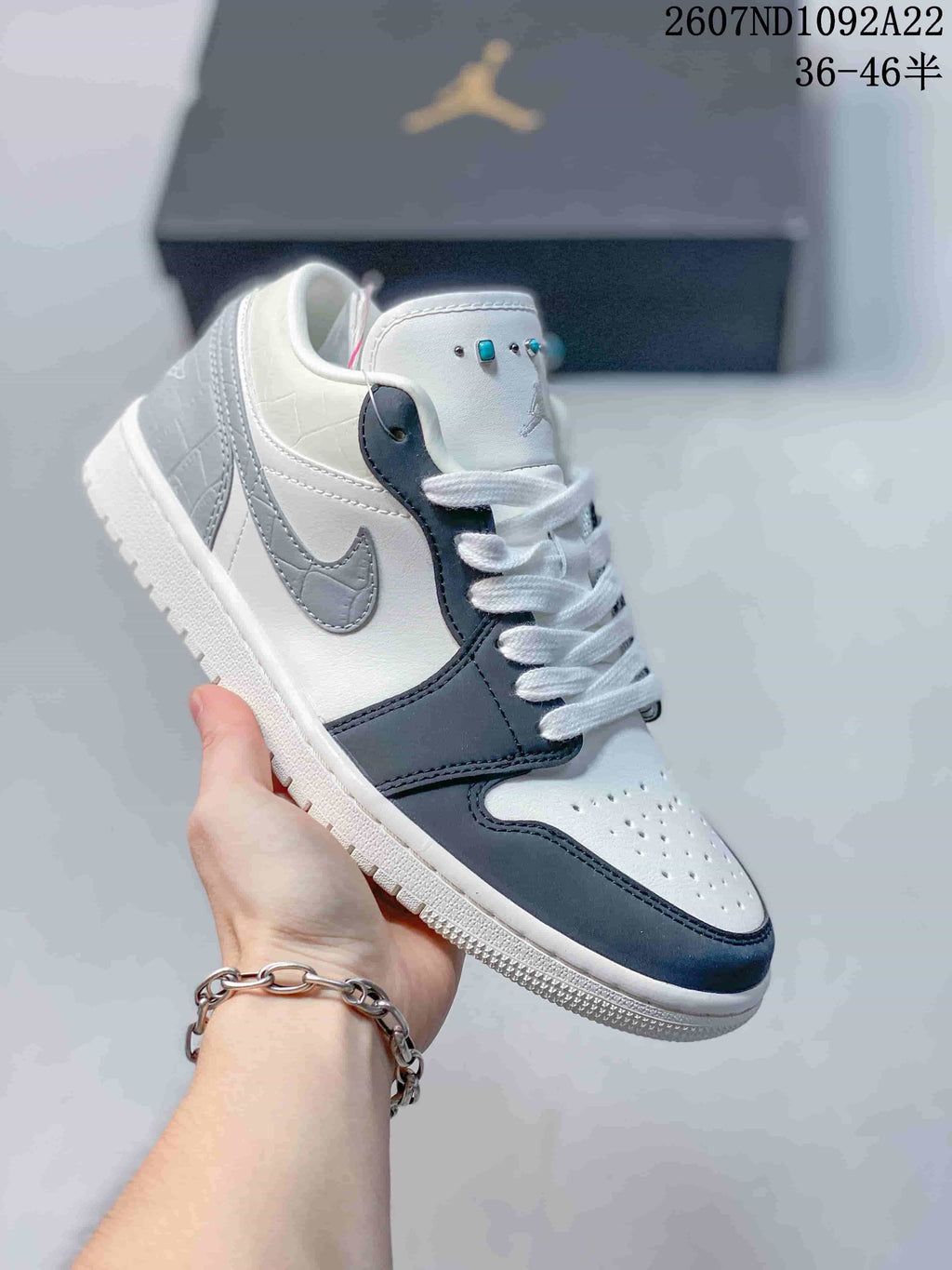 Air Jordan 1 Low Sneakers, Multicolor Options - product image from the listing.
