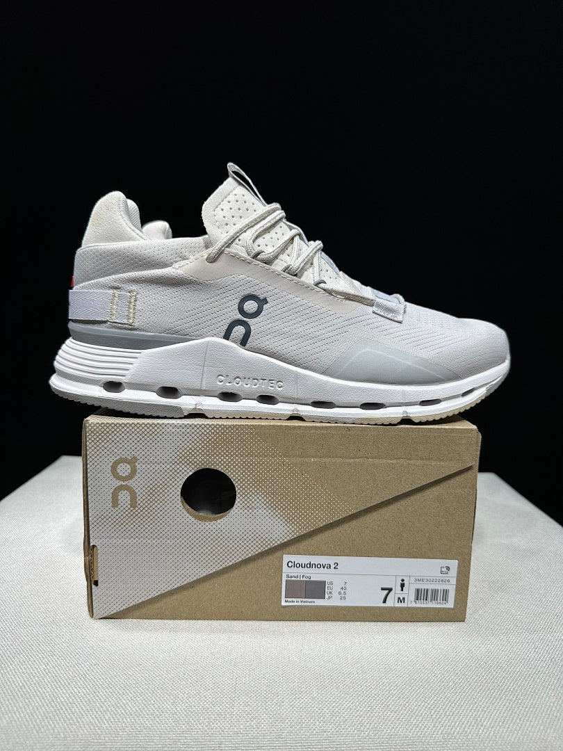 Light Gray On Cloudnova 2 Sneakers - product image from the listing.