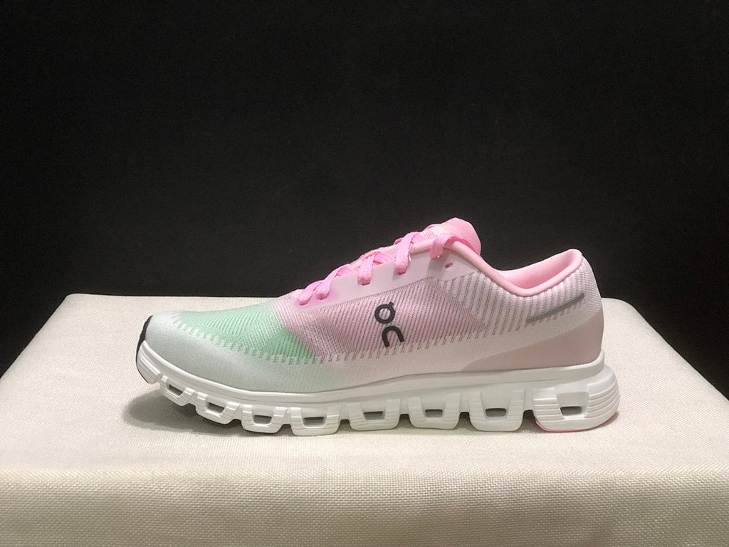On Cloud 6 Push Sneakers in Pink, in Green and White - product image from the listing.