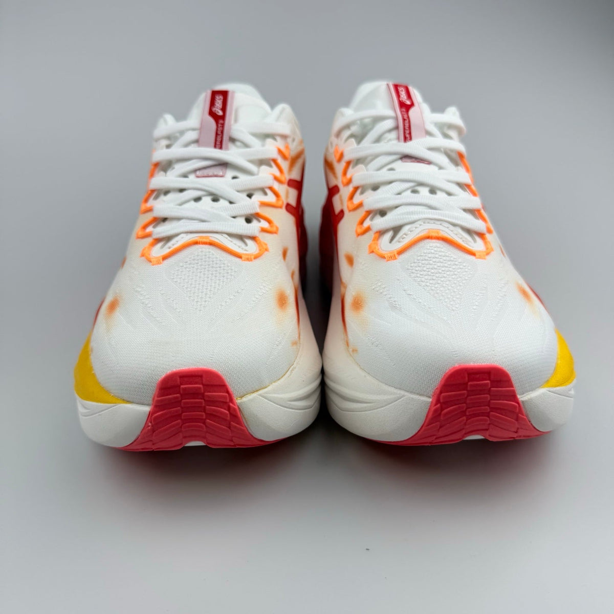 Nike LeBron 20 Basketball Shoes in White Red Yellow - product image from the listing.
